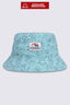 Macpac Winger Reversible Bucket Hat, Pool Blue Print/Black, hi-res