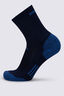 Macpac Trail Crew Sock, Baritone Blue/Blue Lolite, hi-res