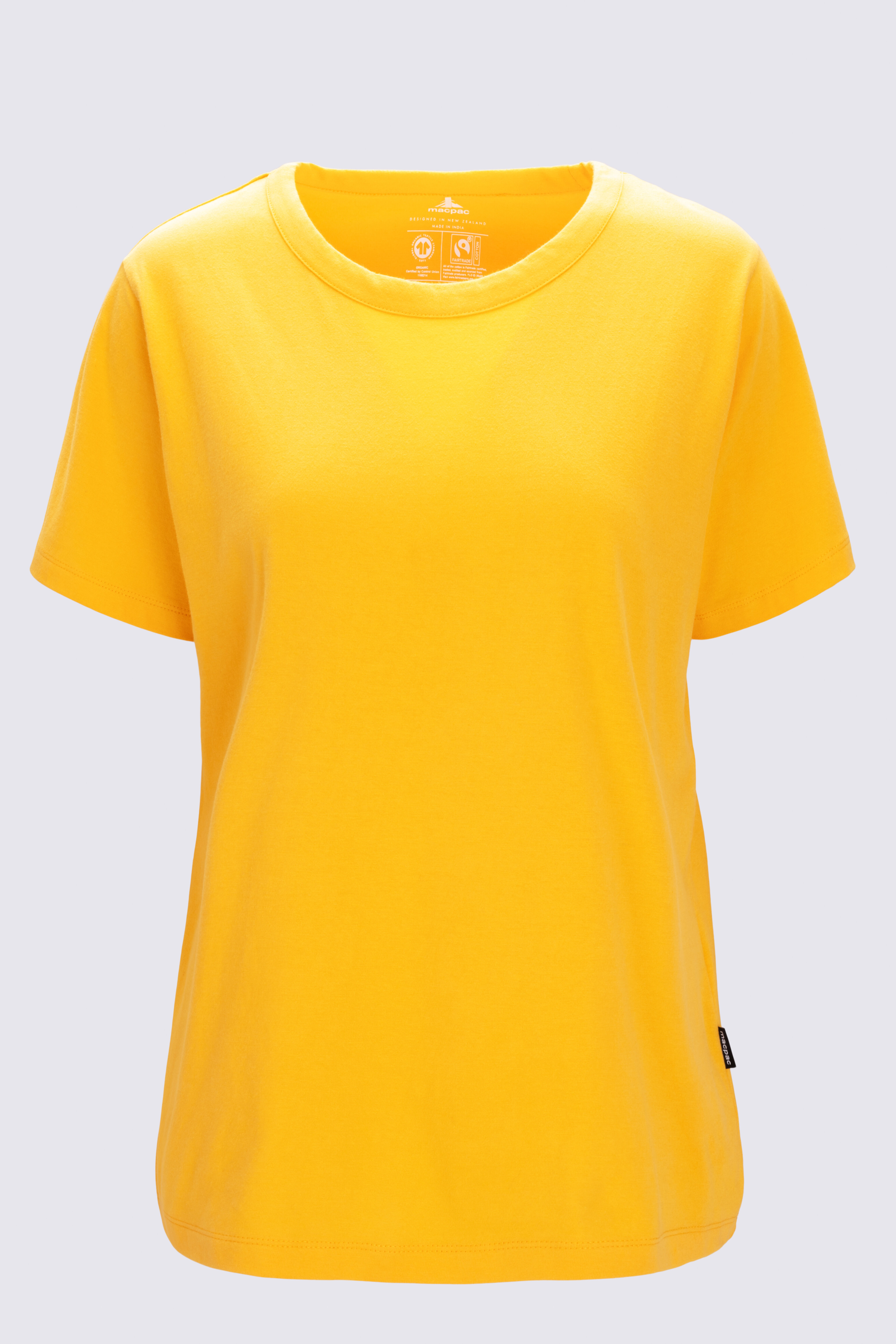 Plain yellow t shirt women online