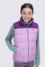 Macpac Kids' Halo Down Vest, Plum/Orchid, hi-res