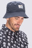 Macpac Winger Reversible Bucket Hat, Black/Black, hi-res