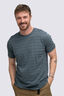 Macpac Men's Sandstone Short Sleeve T-Shirt, Dark Slate, hi-res