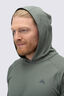 Macpac Men's Trail Long Sleeve Hooded Top, Agave, hi-res