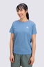 Macpac Women's Arthurs Pass NP Fairtrade Organic Cotton T-Shirt, Blue Shadow, hi-res