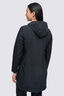 Macpac Women's Chord Long Coat, Black, hi-res