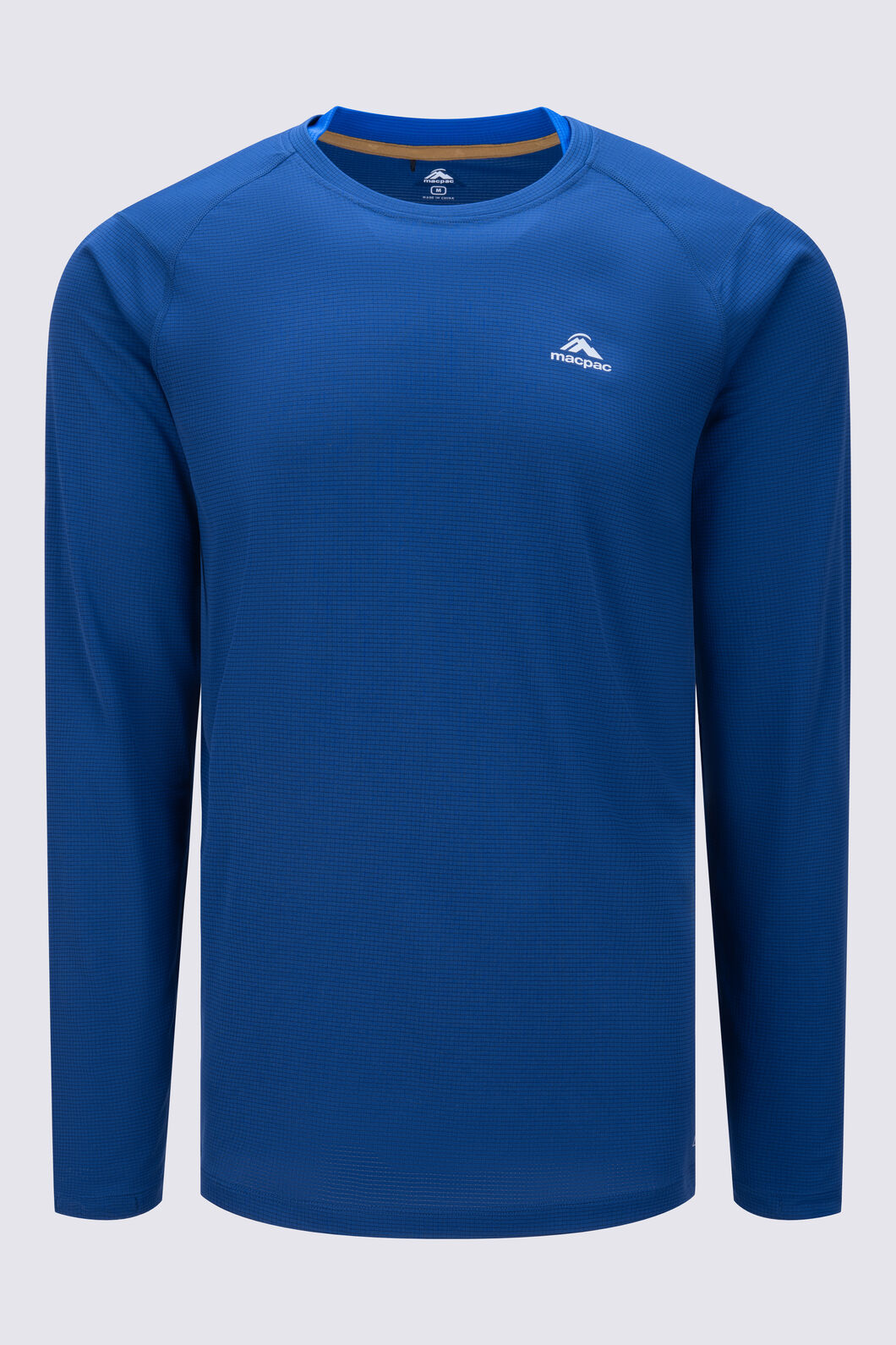 Macpac Men's Trail Long-Sleeve T-Shirt, Estate/Surf the Web, hi-res