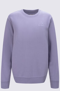Macpac Women's Vintage Heavyweight Fairtrade Organic Cotton Crew, Lavender Grey, hi-res