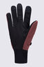 Macpac Retro Fleece Glove, Black/Andorra, hi-res