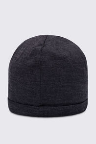 Macpac Tawa Merino 280 Beanie, Charcoal Marle, hi-res