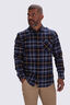Macpac Men's Sutherland Flannel Shirt, Blue Plaid, hi-res