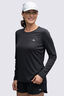 Macpac Women's brrr&deg; Long Sleeve T-Shirt, BLACK MARLE, hi-res