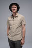 Macpac Men's Eastport Short-Sleeve Shirt, Sand, hi-res