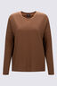 Macpac Women's Eva Long Sleeve T-Shirt, Toffee, hi-res