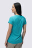 Macpac Women's Cass Short Sleeve T-Shirt, Lake Blue Marle, hi-res