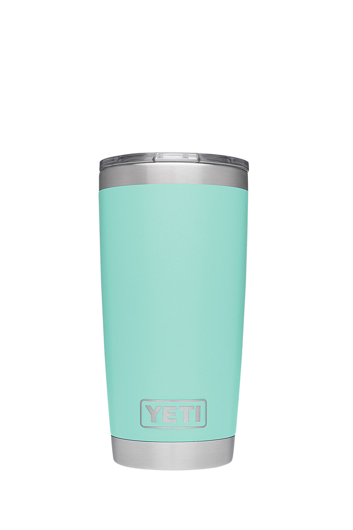 Mint green top yeti cup