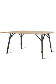 Zempire Kitpac Pro X-Large Camping Table, Black/Bamboo, hi-res
