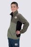 Macpac Kids&rsquo; Heritage Fleece Pullover, Grapeleaf/Four Leaf Clover/Blk, hi-res