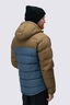Macpac Men's Halo Hooded Down Jacket ♺, Kangaroo/Bering Sea, hi-res