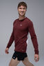 Macpac Men's Trail Long-Sleeve T-Shirt, New Maroon/Antarctica, hi-res