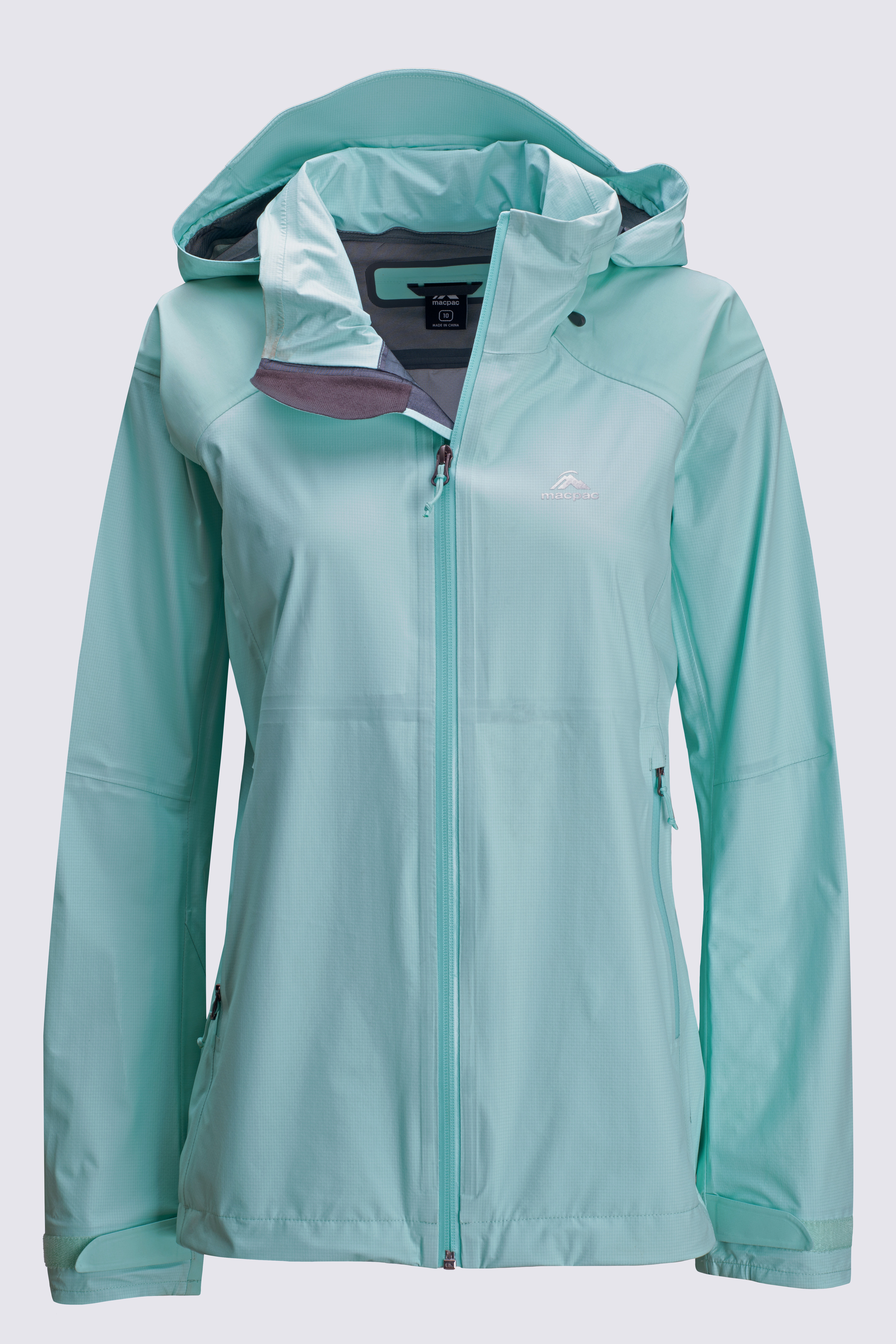 Turquoise rain hotsell jacket