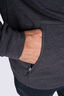 Macpac Men's Craigieburn Hooded Merino Blend Jacket, Charcoal Marle, hi-res