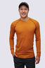 Macpac Men's Geothermal Long Sleeve Top, Pumpkin Spice, hi-res