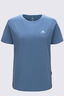 Macpac Women's Arthurs Pass NP Fairtrade Organic Cotton T-Shirt, Blue Shadow, hi-res