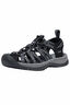 KEEN Women's Whisper Sandals, Black/Steel Grey, hi-res