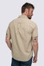 Macpac Men's Westport Short Sleeve Shirt, Sand, hi-res