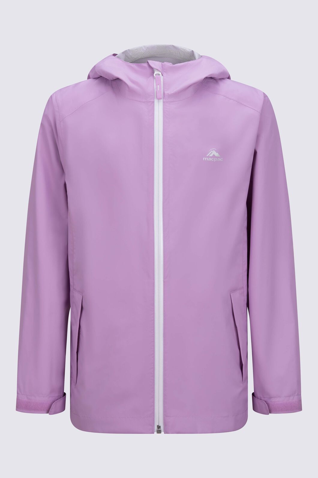 Macpac Kids&rsquo; Mistral Rain Jacket, Orchid, hi-res