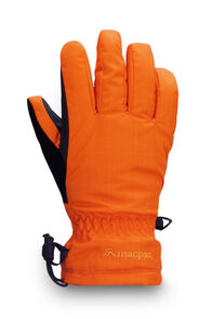 Macpac Kids' Spree Snow Gloves, Russet Orange/Orange Flame, hi-res