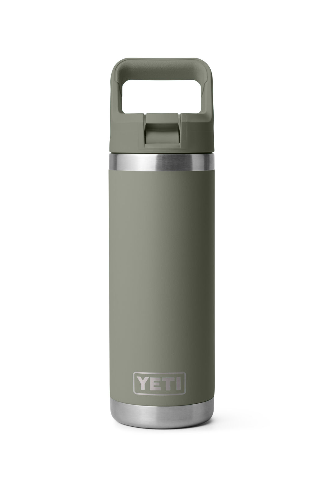 YETI&reg; Rambler&reg; Bottle with Straw Cap &mdash; 18 oz, Pampa Green, hi-res