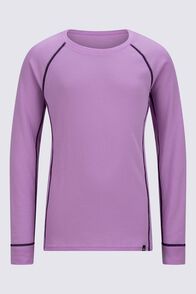 Macpac Kids' Geothermal Long Sleeve Top, Orchid, hi-res