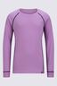 Macpac Kids' Geothermal Long Sleeve Top, Orchid, hi-res