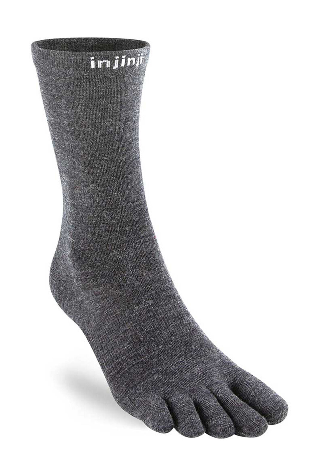 Injinji Liner Crew NüWool™ Toesock, Slate, hi-res