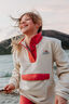 Macpac Kids' Heritage Snap Fleece Pullover, French Oak, hi-res
