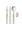 Sea to Summit Detour Stainless Steel Cutlery Set &mdash; 3 Piece, Steel/Laurel Wreath, hi-res
