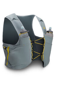 Macpac Amp Ultra 6L Running Vest, Lead/Green, hi-res
