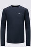 Macpac Kids' Cass Long-Sleeve T-Shirt, BLACK MARLE, hi-res