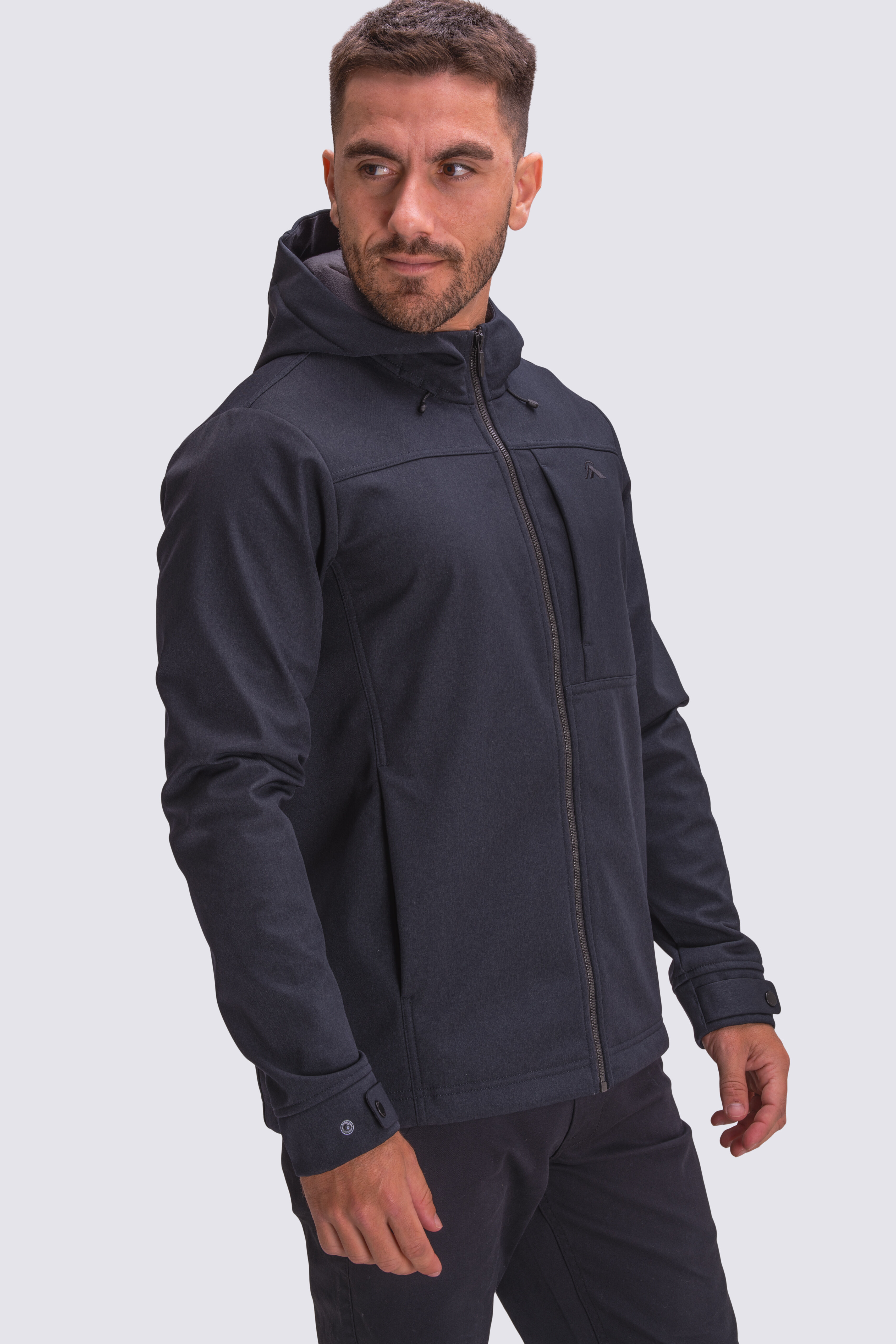 Hooded mac jacket mens on sale