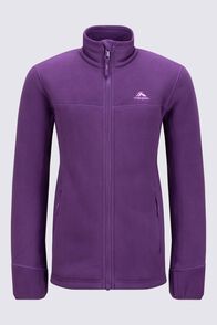 Macpac Kids' Mini Mountain Fleece Jacket, Plum, hi-res