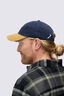 Macpac Vintage Cap, Navy/Medal Bronze, hi-res