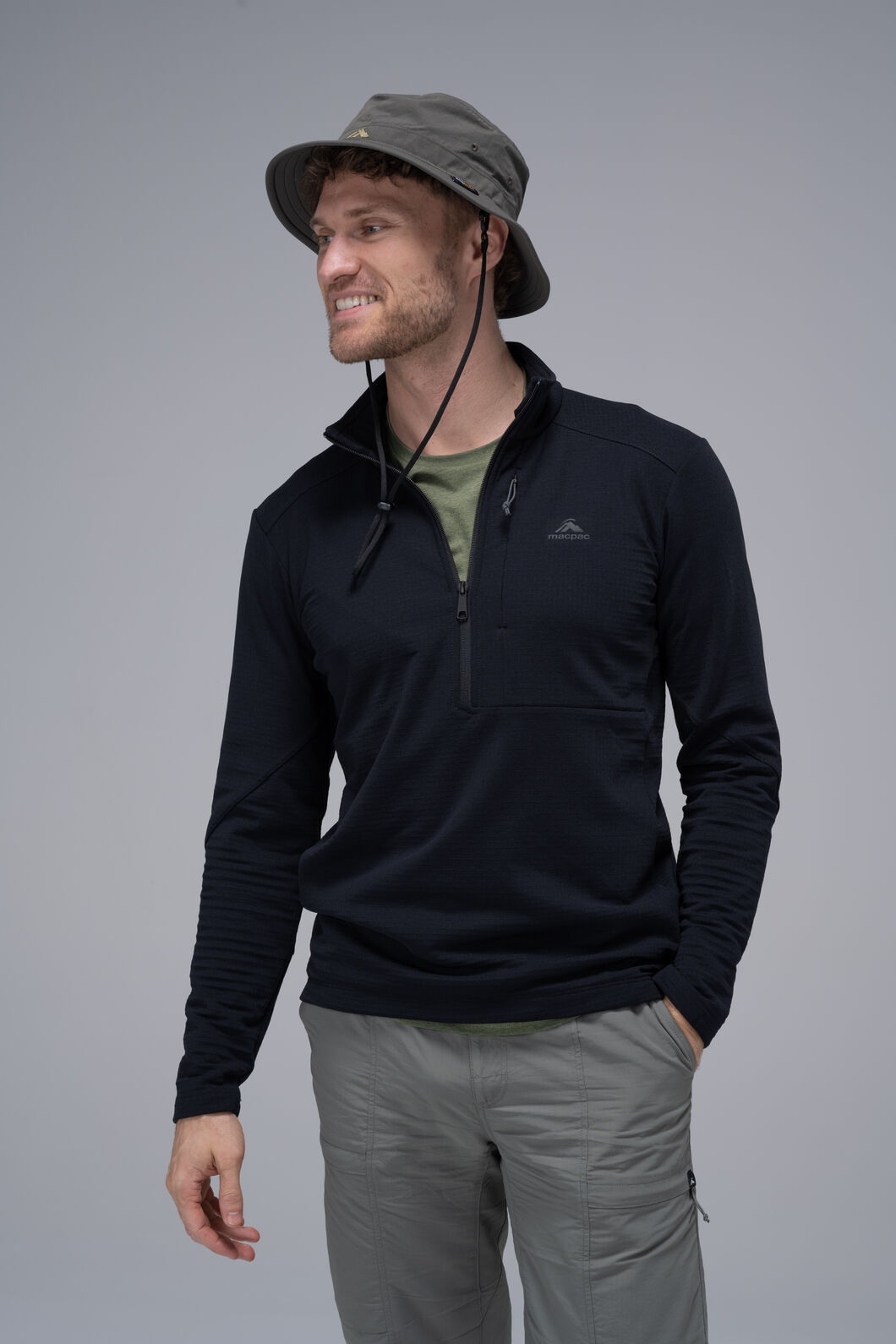 Macpac Westport Hat, Beluga, hi-res