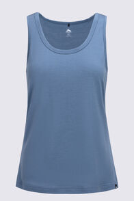 Macpac Women's Merino 180 Tank Top, China Blue, hi-res