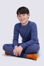 Macpac Kids' 220 Merino Long Sleeve Top, Skipper Blue, hi-res