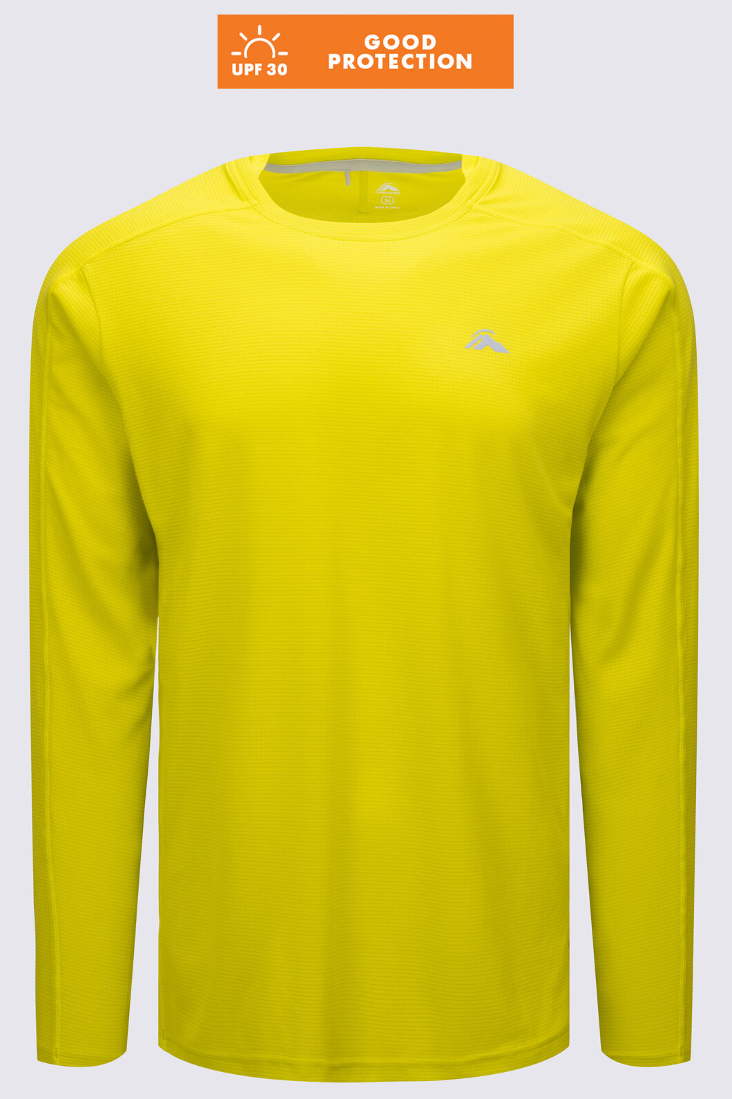Macpac Men's Trail Long Sleeve T-Shirt, Sulphur Spring, hi-res