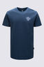 Macpac Men's Cameron Hut Fairtrade Organic Cotton Short Sleeve T-Shirt, Midnight Navy, hi-res
