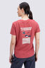 Macpac Women's Te Papakura O Taranaki NP Fairtrade Organic Cotton T-Shirt, Mineral Red, hi-res