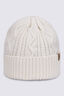 Macpac Cable Knit Merino Blend Beanie, Tofu, hi-res