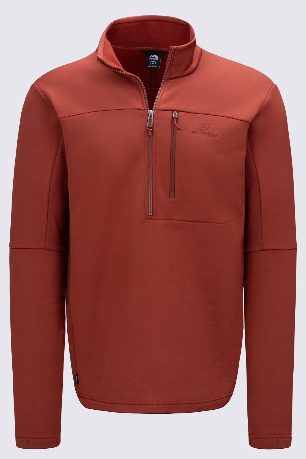 Macpac Men's Kepler Pullover, Burnt Henna, hi-res